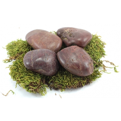 Kamienie czerwone otoczaki 4-7cm 4szt
